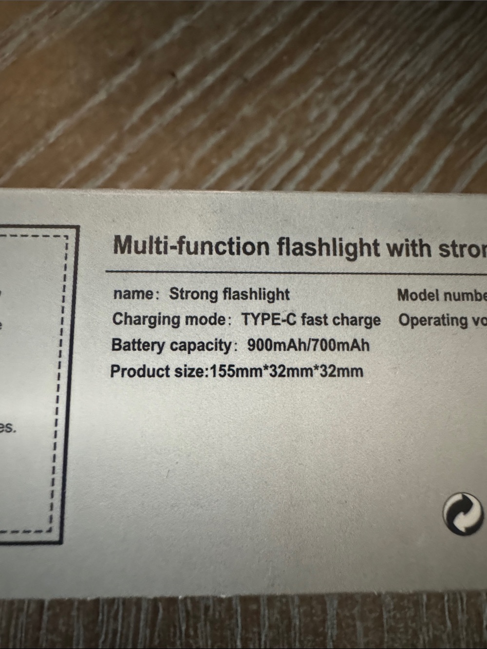 MC2001 Electric Display Zoom Flashlight, a rechargeable LED torch!! - Picture 4 of 4